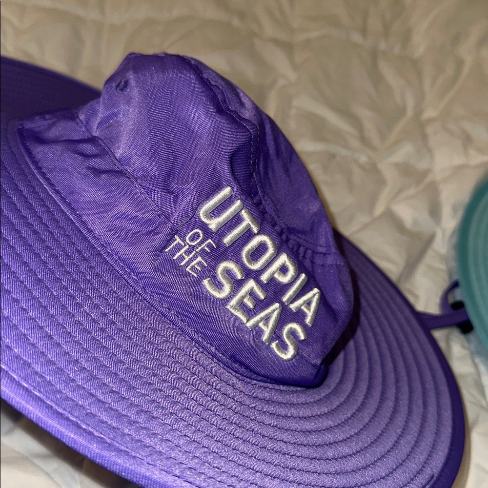 Purple Utopia of the Seas Sun Hat